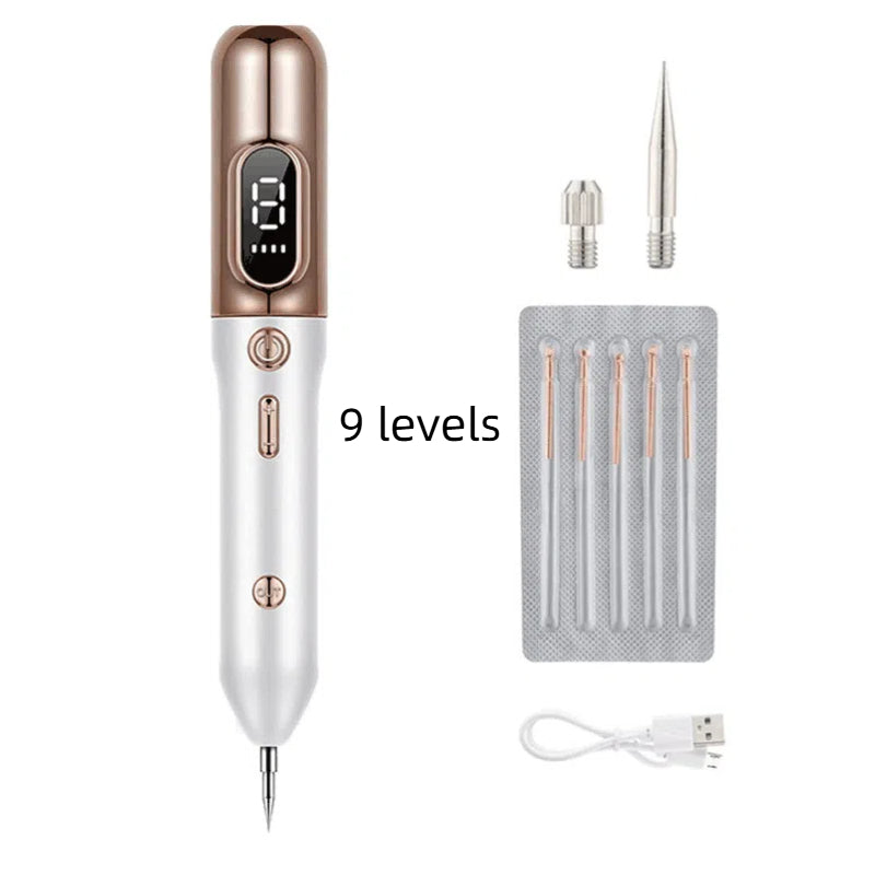 Stylo Scanner Laser LCD pour Grains de Beauté - Appareil Professionnel Anti-Âge