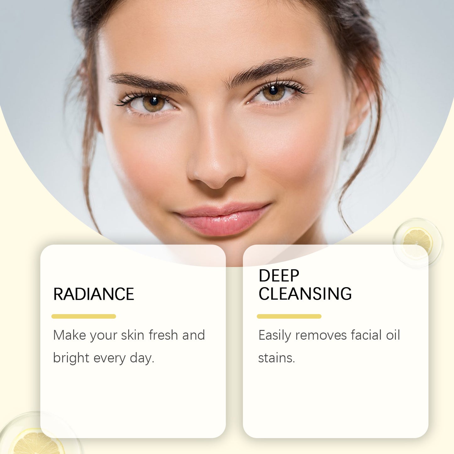 Nettoyant Éclaircissant Vitamine C - Hydratant Apaisant Visage