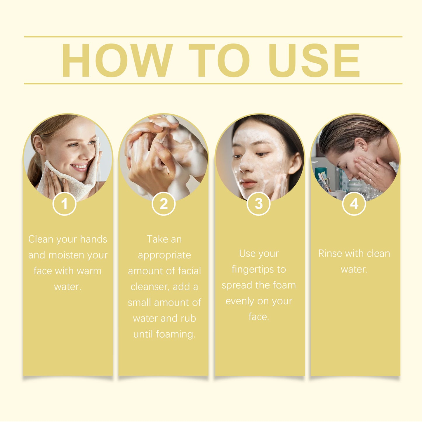 Nettoyant Éclaircissant Vitamine C - Hydratant Apaisant Visage