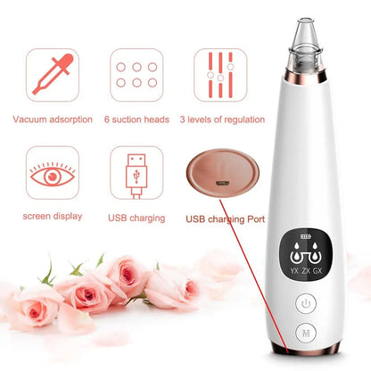 Aspirateur Points Noirs Électrique USB - Nettoyage Professionnel Pores