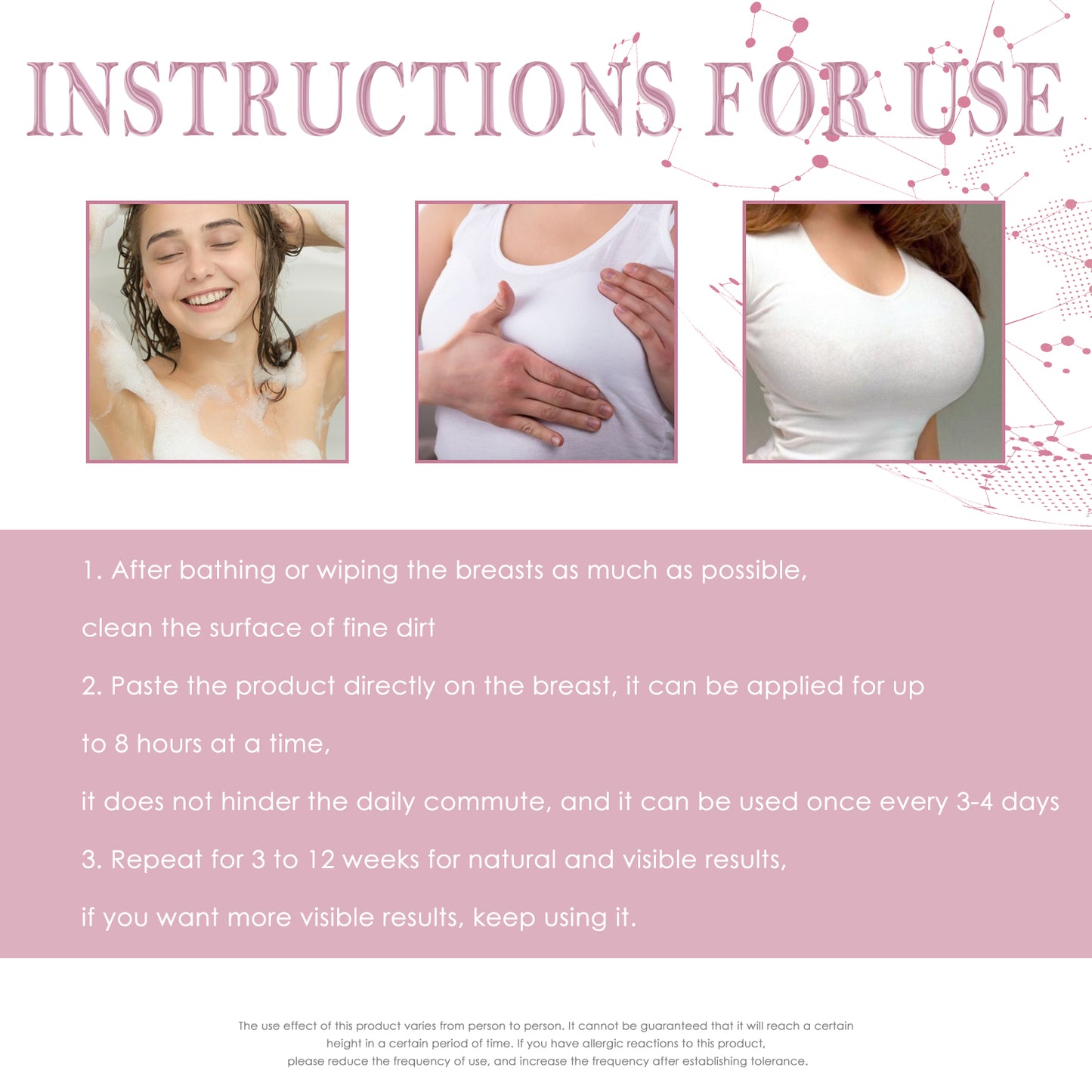 Crème Raffermissante Poitrine - Lift Anti-Affaissement Massage
