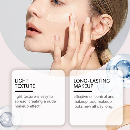 Fond de Teint Liquide Hydratant - Effet Nude Naturel Vitamine E