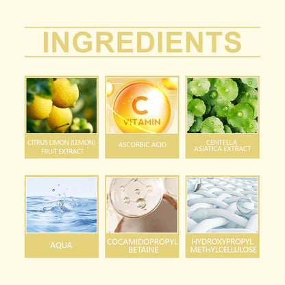 Nettoyant Éclaircissant Vitamine C - Hydratant Apaisant Visage