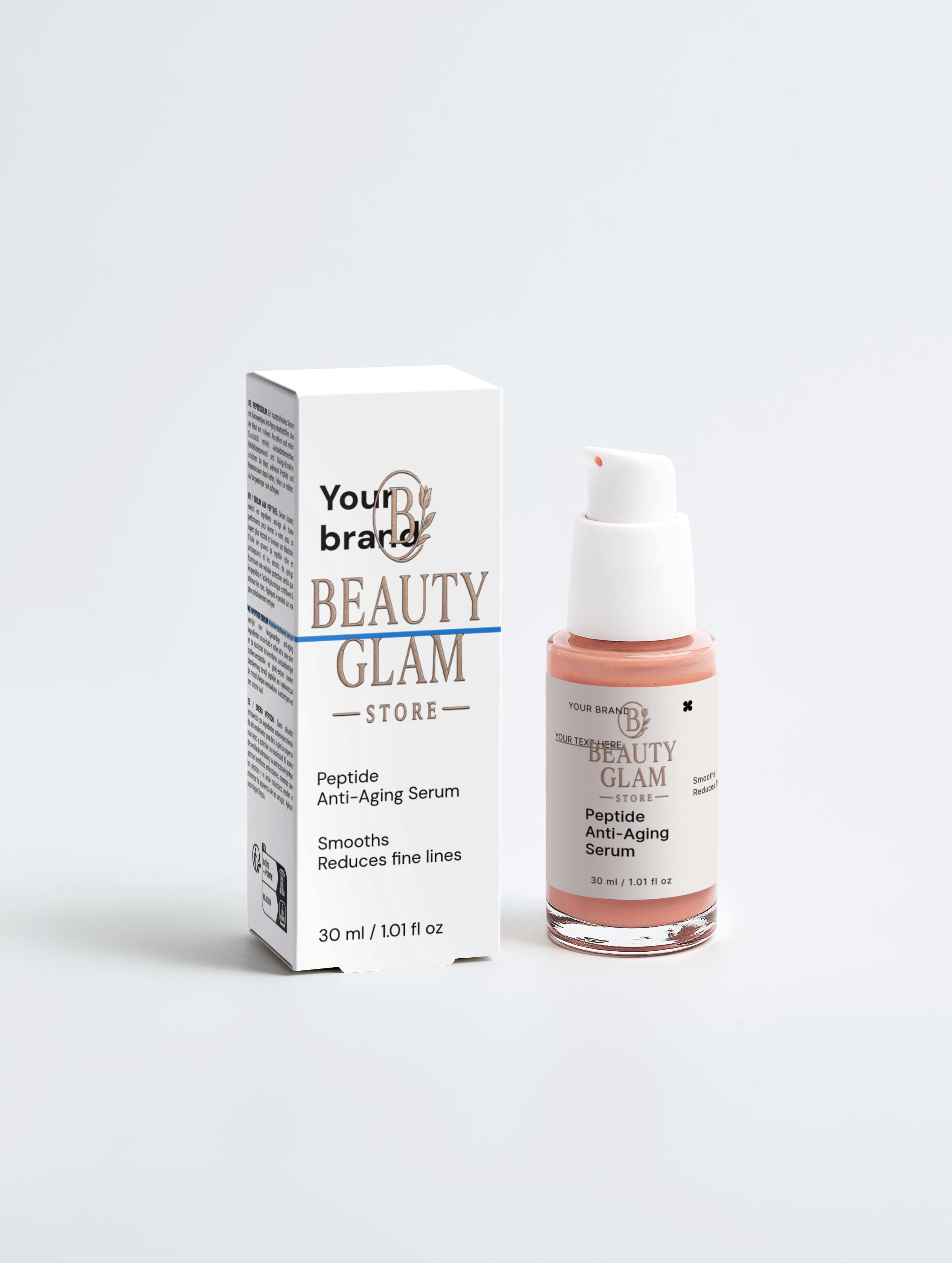 Sérum Anti-Âge aux Peptides - Rajeunissement Profond