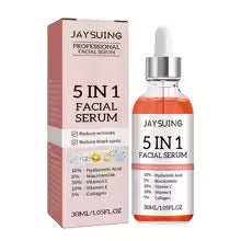 Sérum Raffermissant 5 en 1 - Vitamine C + Acide Hyaluronique