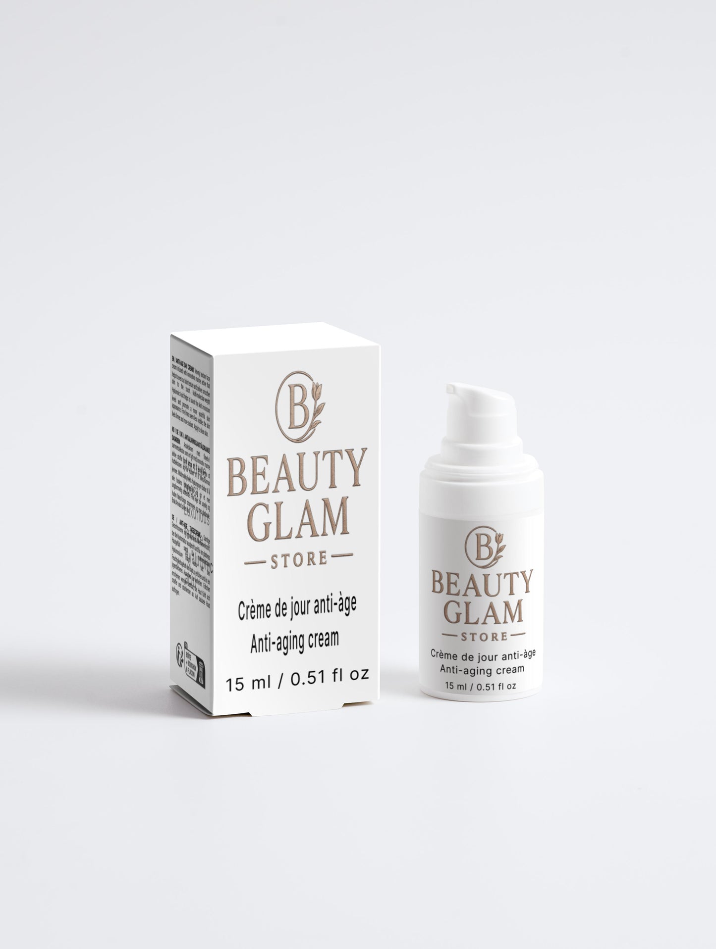 Crème de Jour Anti-Âge - Hydratation Intense & Acide Hyaluronique 15g / 0,53 oz