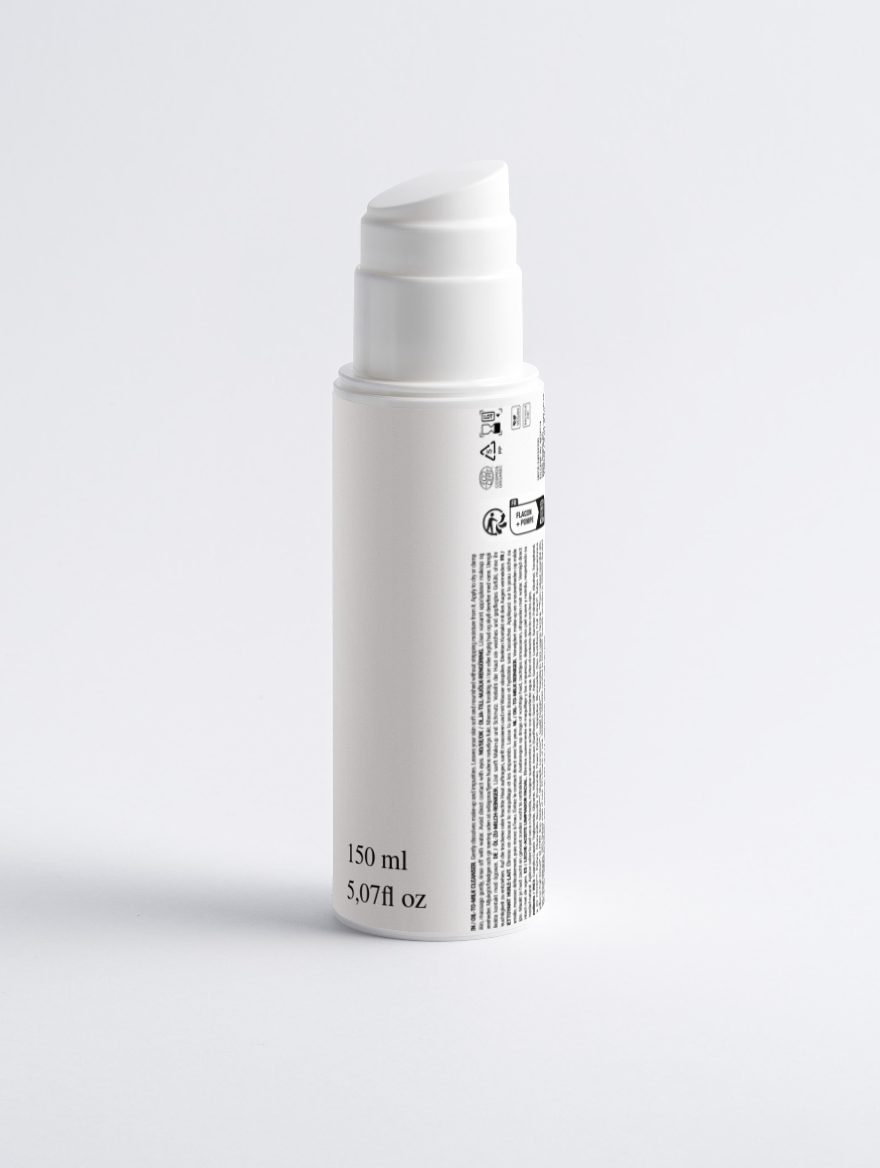 Nettoyant Huile-en-Lait Peau Sensible - Démaquillant Doux