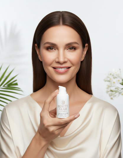 Femme présentant le pot - Qualité professionnelle