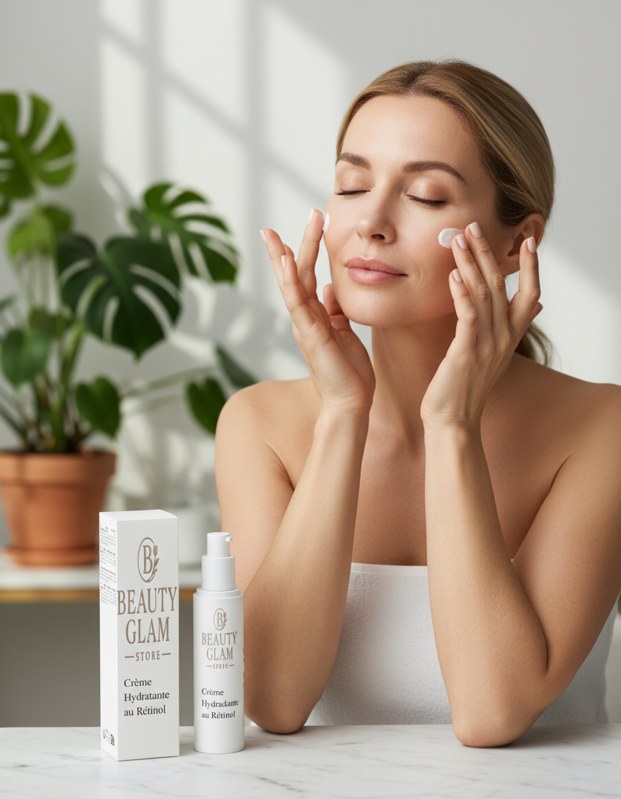 Crème Hydratante Alternative au Rétinol - Anti-Âge Doux