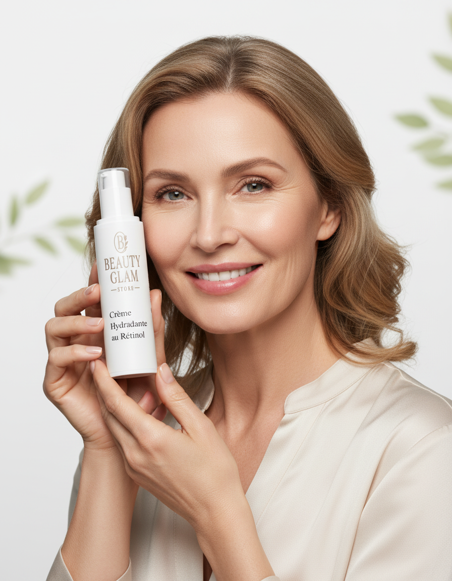 Crème Hydratante Alternative au Rétinol - Anti-Âge Doux